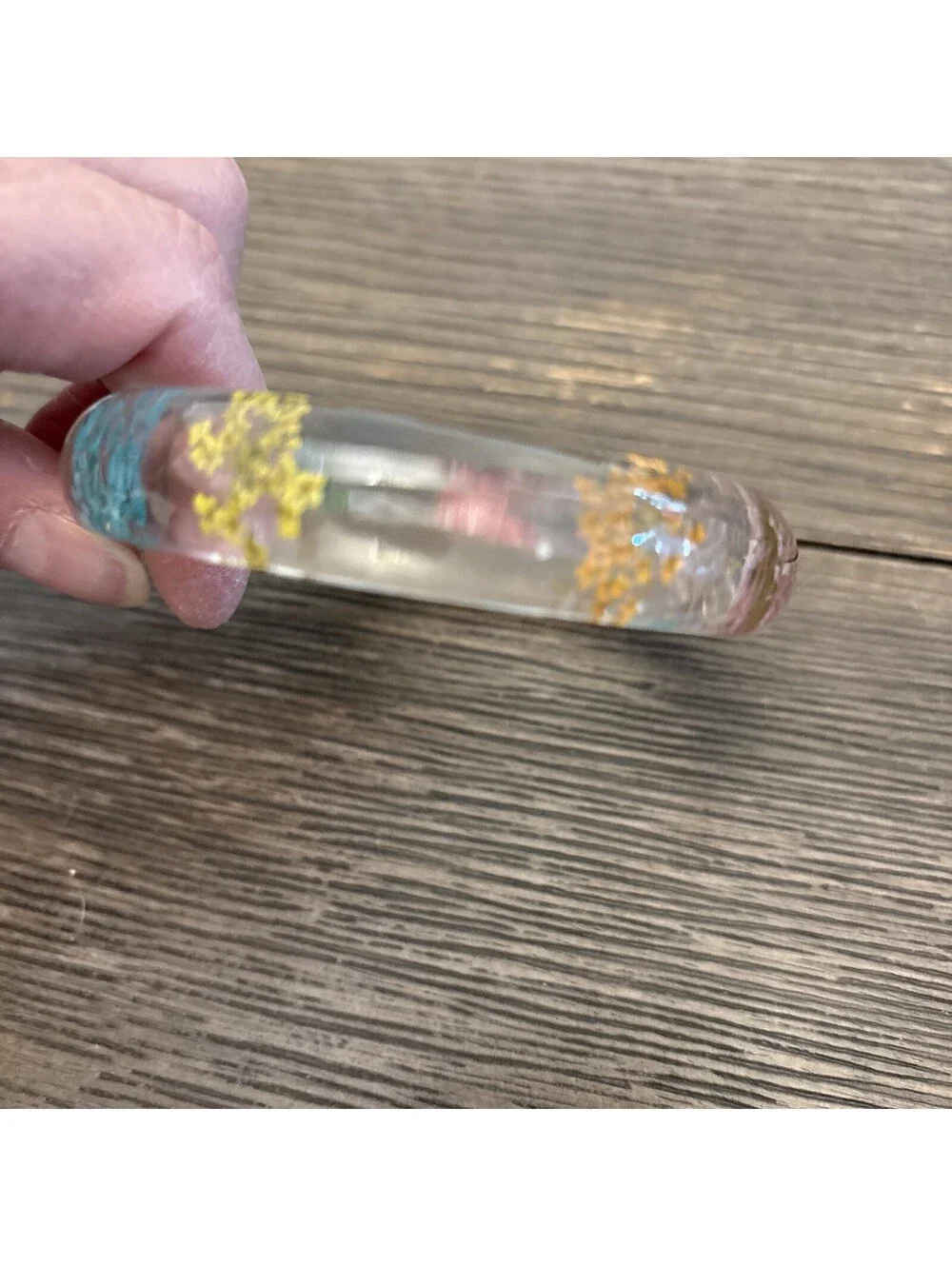 Beautiful Floral Translucent Bangles Served 3